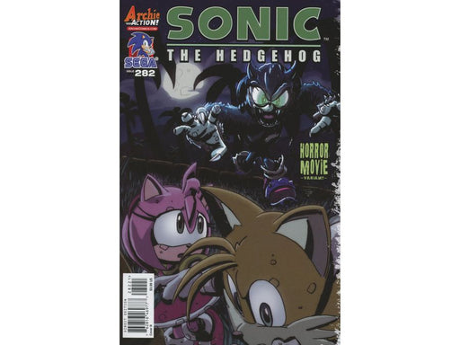 Comic Books Archie Comics - Sonic the Hedgehog 282 - Horror Movie Cover - 3719 - Cardboard Memories Inc.