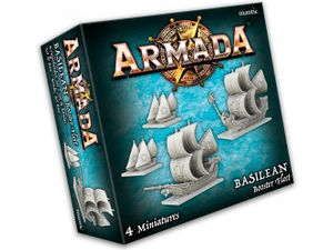 miniatures Mantic Games - Armada - Basilean - Booster Fleet - MG-ARB102 - Cardboard Memories Inc.