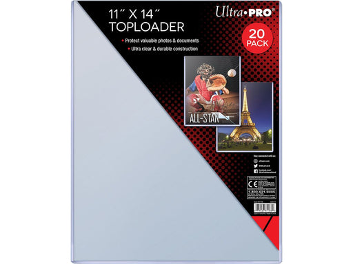Supplies Ultra Pro - 11"x14" Top Loader - Package of 20 - Cardboard Memories Inc.