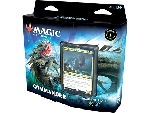 Trading Card Games Magic the Gathering - Commander Legends - Reap the Tides - Commander Deck - Cardboard Memories Inc.