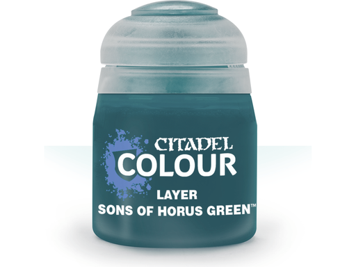 Paints and Paint Accessories Citadel Layer Paint - Sons of Horus Green 22-87 - Cardboard Memories Inc.