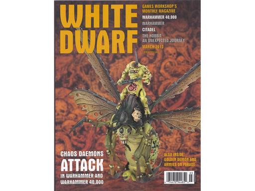 Supplies Games Workshop - White Dwarf - March 2013 - WD0016 - Cardboard Memories Inc.