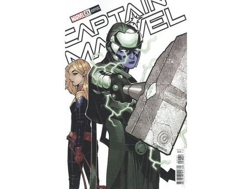 Comic Books Marvel Comics - Captain Marvel 021 - Bachalo Spoiler Variant Edition (Cond. VF-) - 10820 - Cardboard Memories Inc.