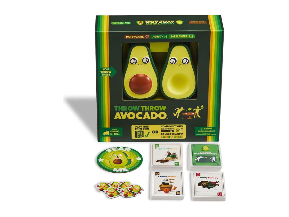 Card Games Rebel - Throw Throw Avocado - Cardboard Memories Inc.