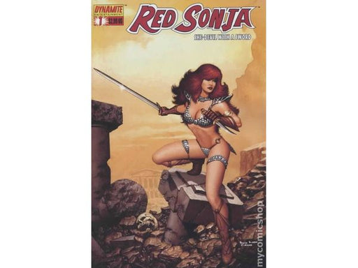 Comic Books Dynamite Entertainment - Red Sonja (2005) 001- Rivera Variant Edition (Cond. FN/VF) - 13068 - Cardboard Memories Inc.