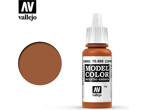 Paints and Paint Accessories Acrylicos Vallejo - Copper - 70 999 - Cardboard Memories Inc.