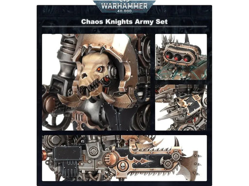Collectible Miniature Games Games Workshop - Warhammer 40K - Chaos Knights - Army Set - 43-80 - Cardboard Memories Inc.