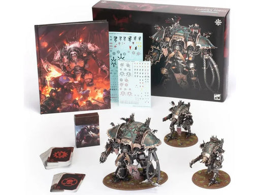 Collectible Miniature Games Games Workshop - Warhammer 40K - Chaos Knights - Army Set - 43-80 - Cardboard Memories Inc.