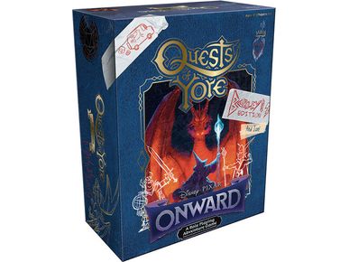 Board Games Usaopoly - Disney Pixar - Quest of Yore - Onward - Barley's Edition - Cardboard Memories Inc.