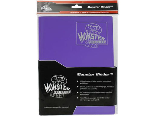 Supplies BCW - Monster - 9 Pocket Binder - Matte Purple - Cardboard Memories Inc.