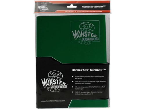 Supplies BCW - Monster - 9-Pocket Binder - Forest Green - Cardboard Memories Inc.