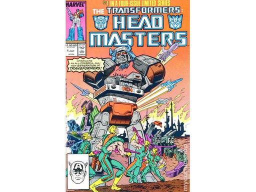 Comic Books, Hardcovers & Trade Paperbacks Marvel Comics - Transformers Headmasters (1987) 001 (Cond. VF-) - 14676 - Cardboard Memories Inc.