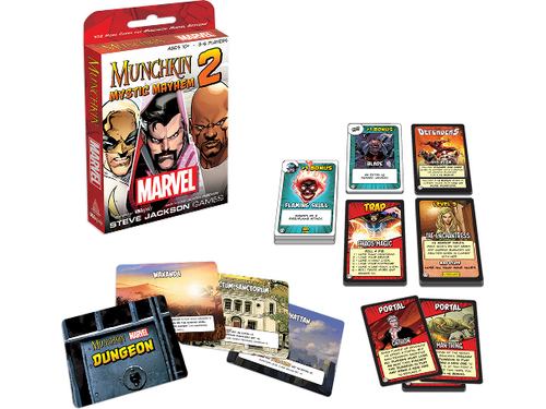 Card Games Steve Jackson Games - Munchkin Marvel 2 - Mystic Mayhem - Cardboard Memories Inc.