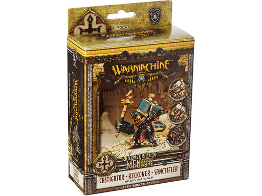 Collectible Miniature Games Privateer Press - Warmachine - Protectorate Of Menoth - Castigator - Reckoner - Sanctifier - PIP 32070 - Cardboard Memories Inc.