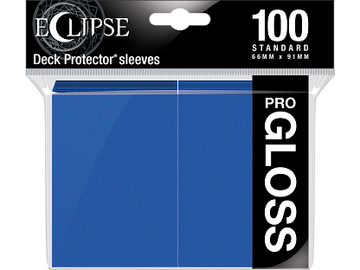 Supplies Ultra Pro - Eclipse Gloss Deck Protectors - Standard Size - 100 Count Pacific Blue - Cardboard Memories Inc.