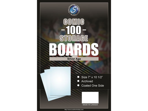 Supplies Southern Hobby Supply Comic Storage - Silver Size Comic Boards - Cardboard Memories Inc.