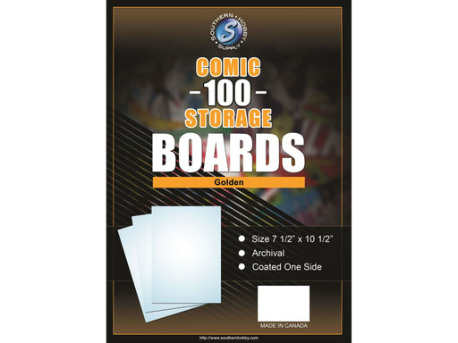 Supplies Southern Hobby Supply Comic Storage - Golden Size Comic Boards - Cardboard Memories Inc.