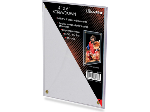 Supplies Ultra Pro - Screwdown - Non Recessed - 4 x 6 Inch - Cardboard Memories Inc.