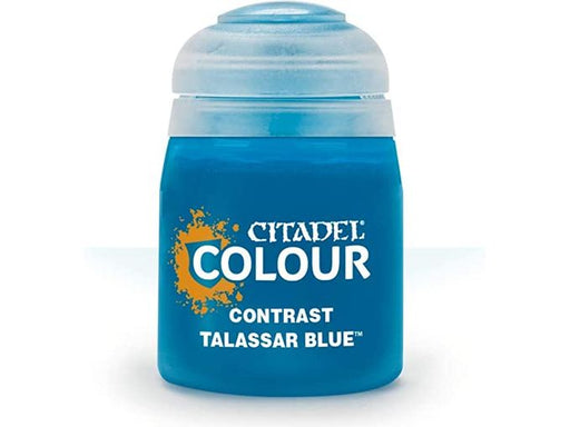Paints and Paint Accessories Citadel Contrast Paint - Talassar Blue - 29-39 - Cardboard Memories Inc.