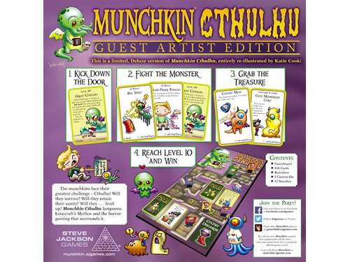 Card Games Steve Jackson Games - Munchkin Cthulhu - Guest Artist Edition - Cardboard Memories Inc.