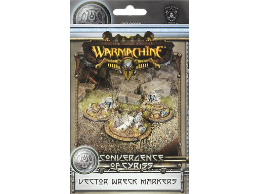 Collectible Miniature Games Privateer Press - Warmachine - Convergence of Cyriss - Vector Wreck Markers - PIP 91069 - Cardboard Memories Inc.