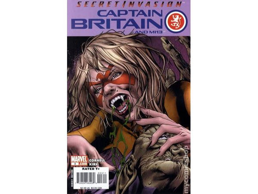 Comic Books Marvel Comics - Captain Britain & MI-13 (2008) 003 (Cond. VF-) - 12085 - Cardboard Memories Inc.