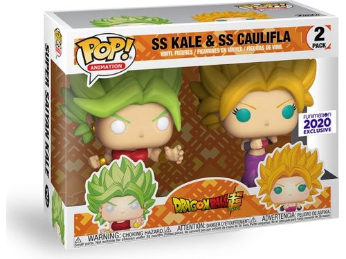 Action Figures and Toys POP! - Television - Dragon Ball Super - SS Kale and SS Caulifla - Cardboard Memories Inc.