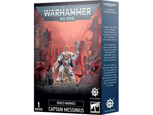 Collectible Miniature Games Games Workshop - Warhammer 40K - Space Marines - Captain Messinius - 55-30 - Cardboard Memories Inc.