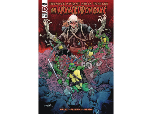 Comic Books IDW - TMNT Armageddon Game 004 (Cond. VF-) Cover B - 15883 - Cardboard Memories Inc.