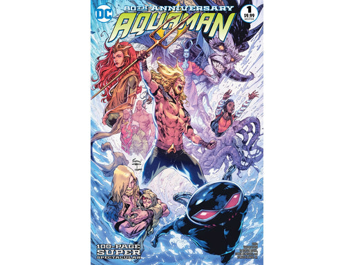 Comic Books DC Comics - Aquaman 80th Anniversary Spectacular 001 - 2010s Variant Edition (Cond. VF-) - 10469 - Cardboard Memories Inc.