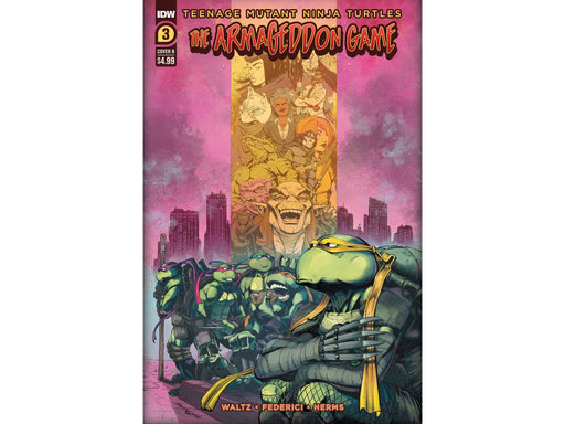 Comic Books IDW - TMNT Armageddon Game 003 (Cond. VF-) - Cover B Height - 15584 - Cardboard Memories Inc.