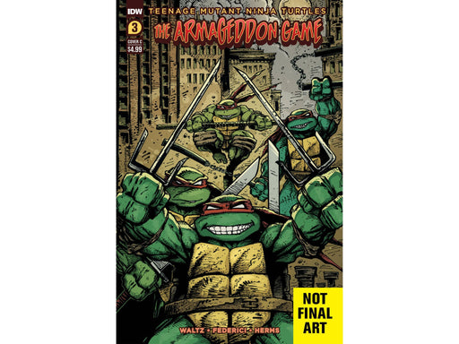 Comic Books IDW - TMNT Armageddon Game 003 (Cond. VF-) - Cover C Eastman - 15585 - Cardboard Memories Inc.