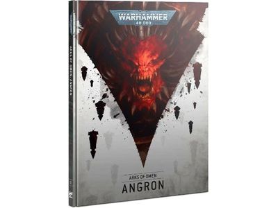 Collectible Miniature Games Games Workshop - Warhammer 40K - Arks of Omen - Angron - 9th Edition - Hardcover - 42-05 - Cardboard Memories Inc.