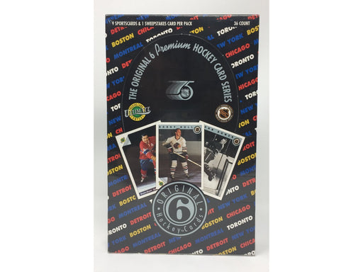 Sports Cards Smokeys Ultimate - 1992 - Hockey - Original 6 Premium - Hobby Box - Cardboard Memories Inc.
