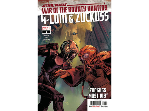 Comic Books Marvel Comics - Star Wars - War of the Bounty Hunters 4-Lom and Zuckuss 001 of 5 (Cond. VF-) - 11561 - Cardboard Memories Inc.