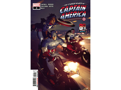 Comic Books Marvel Comics - United States of Captain America 002 (Cond. VF-) - 11258 - Cardboard Memories Inc.