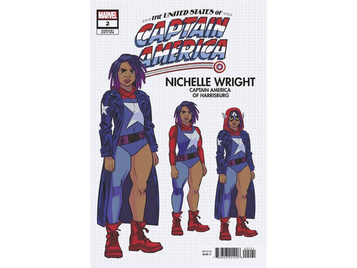 Comic Books Marvel Comics - United States of Captain America 002 - Bustos Design Variant Edition - Cardboard Memories Inc.
