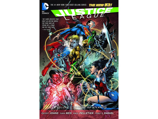 Comic Books, Hardcovers & Trade Paperbacks DC Comics - Justice League Vol. 003 - Throne Of Atlantis (N52) - Trade Paperback - TP0122 - Cardboard Memories Inc.