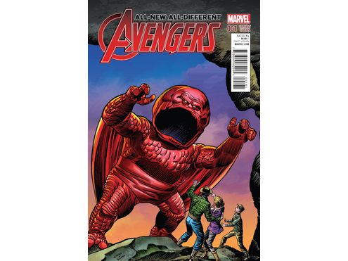 Comic Books Marvel Comics - All New All Different Avengers (2015) 001 - Kirby Monster Variant Edition (Cond. VF-) - 12553 - Cardboard Memories Inc.