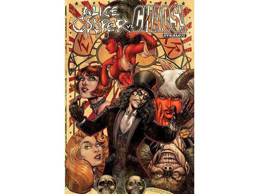 Comic Books, Hardcovers & Trade Paperbacks Dynamite Entertainment - Alice Cooper VS Chaos! - TP0332 - Cardboard Memories Inc.