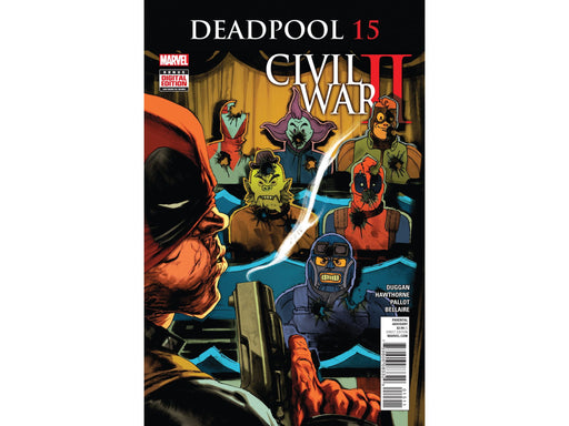 Comic Books Marvel Comics - Dead Pool 015 Civil War 2 (Cond. VF) - 8043 - Cardboard Memories Inc.