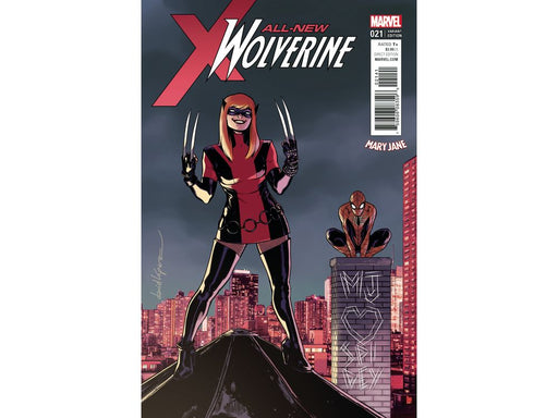 Comic Books Marvel Comics - All New Wolverine 021 - MJ Variant Edition (Cond. VF-) - 8709 - Cardboard Memories Inc.
