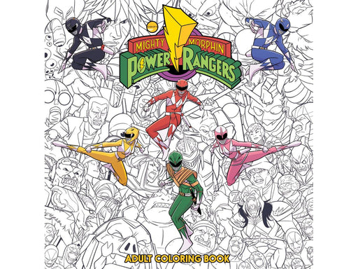 Comic Books, Hardcovers & Trade Paperbacks BOOM! Studios - Mighty Morphin Power Rangers Adult Coloring Book - TP 0327 - Cardboard Memories Inc.