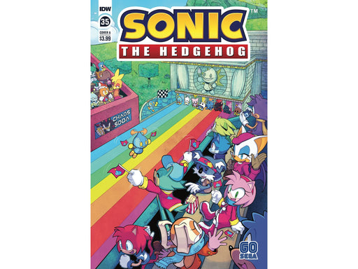 Comic Books IDW - Sonic the Hedgehog 035 - Hammerstrom Variant Edition (Cond. VF) - 8535 - Cardboard Memories Inc.