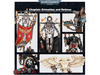 Collectible Miniature Games Games Workshop - Warhammer 40K - Black Templars - Chaplain Grimaldus and Retinue - 55-44 - Cardboard Memories Inc.