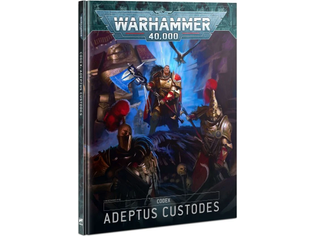 Collectible Miniature Games Games Workshop - Warhammer 40K - Codex - Adeptus Custodes - 9th Edition - Hardcover - 01-14 - Cardboard Memories Inc.