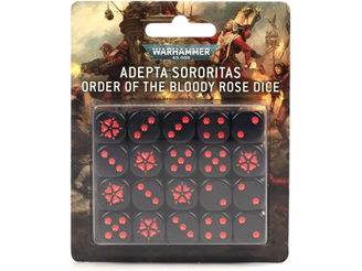 Collectible Miniature Games Games Workshop - Warhammer 40K - Adepta Sororitas - Order of the Bloody Rose - Dice Set - 52-60 - Cardboard Memories Inc.