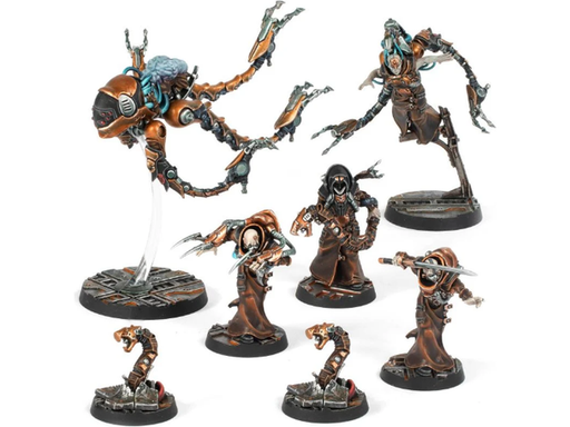 Collectible Miniature Games Games Workshop - Necromunda - House of Shadow - Delaque Nacht-Ghul, Psy-Gheists and Piscean Spektor - 300-77 - Cardboard Memories Inc.