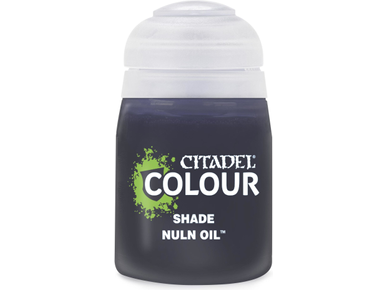 Paints and Paint Accessories Citadel Shade Paint - Nuln Oil - 24-14 - Cardboard Memories Inc.