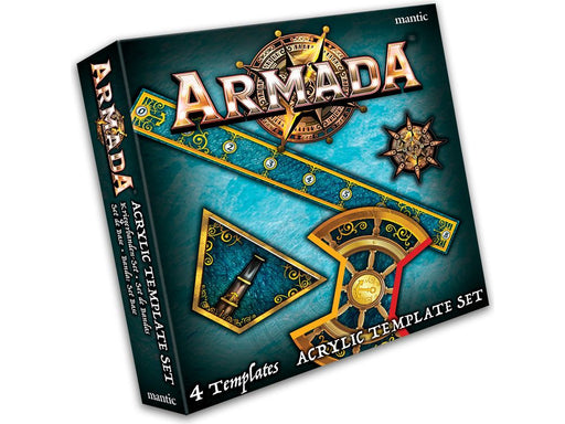 miniatures Mantic Games - Armada - Acrylic Template Set - MG-ARM105 - Cardboard Memories Inc.